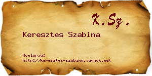 Keresztes Szabina névjegykártya